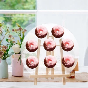 6/8/9 Pillars Donut Rack Donut Display Stand Donut Display Holder for Wedding - Picture 1 of 13