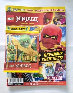 NEW LEGO NINJAGO MAGAZINE ISSUE 115 WITH EXCULSIVE LLYOD MINIFIGURE NEW SEALED  - Picture 1 of 4
