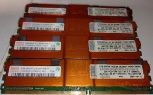 DDR2-667 8Gb PC2-5300F-555-11 2GB 2Rx4 - hynix x4 - Picture 1 of 1