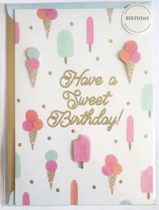 Lady Jayne Ltd. SWEETS BIRTHDAY Greeting Card w/Lined Envelope - Picture 1 of 7