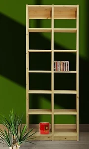 Regal Bücherregal Regalsystem Kiefer massiv Holz natur flexibel erweiterbar neu - Bild 1 von 5
