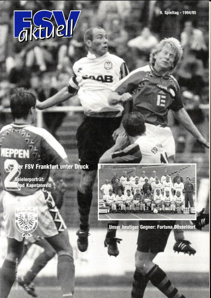 II. BL 94/95 FSV Frankfurt - Fortuna Düsseldorf, 16.10.1994 - Sead Kapetanovic - Bild 1 von 1