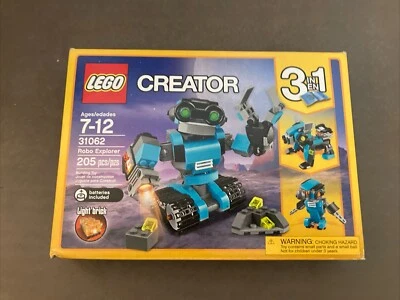 LEGO CREATOR: Robo Explorer (31062) New Box, Damaged,unopened - Image 1 of 4