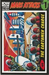 MARS ATTACKS # 1 JUNE 2012 ~ FIRST PRINTING /LAYMAN & McREA /#49 of 55 VARIANTS - Picture 1 of 3