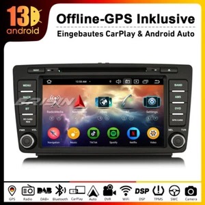 8 Core 64GB Autoradio DVD Radio Carplay Skoda Octavia Rapid Roomster Superb Yeti - Bild 1 von 18