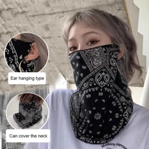 Fashion Sunscreen Mask For Men Women Summer Face Neck UV Protection Ear Scarf - Imagen 1 de 15