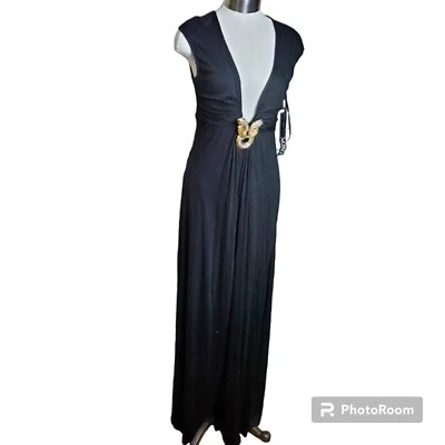 Xoxo Black Formal Maxi Jumpsuit Size Large - Image 1 of 4