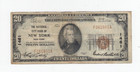 National Banknotes 1929-I $20 National city bank of Ny,Ny vg-fine