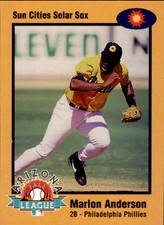 1998 Arizona Fall League Prospects Gold #13 Marlon Anderson Montgomery Alabama 