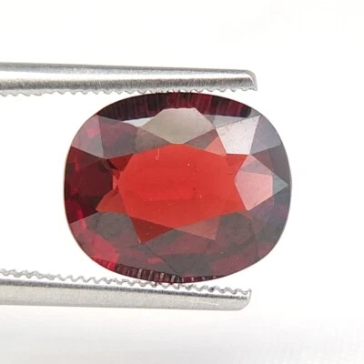 SHOLA Echt 3,86 Ct Natürlicher Rot Mosambik Granat aus Mosambik - Bild 1 von 2