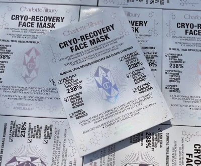 Charlotte Tilbury Cryo Recovery Face Mask Reusable- New - Image 1 of 4