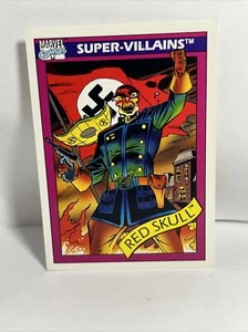 1990 MARVEL COMICS SUPER VILLAINS  SERIES 1   RED SKULL  TRADING  CARD #81 - Picture 1 of 2