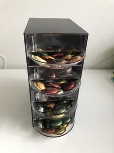 Genuine Nespresso Capsule Drawer Dispenser Plus 57x Nespresso Pro Capsules Pods - Picture 1 of 9