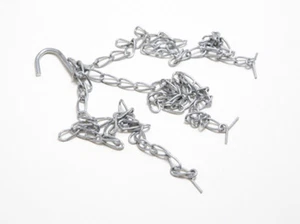 24 x Hängekorb Ersatzkette 12 Zoll 300 mm BZP Stahl Onestopdiy Neu - Bild 1 von 1