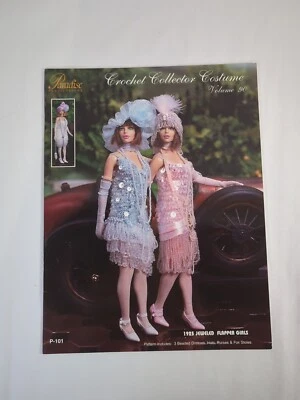Paradise Crochet Pattern Book 1925 Jeweled Flapper Girls 11.5" Fashion vol 90 - Image 1 of 4