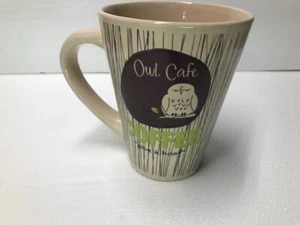 Vintage Owl Cafe Coffee Mug - Display - Picture 1 of 2