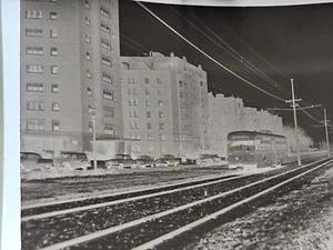 7 Nice Original SHAKER HEIGHTS CLEVELAND OHIO OH TROLLEY photo NEGATIVEs - Picture 1 of 4