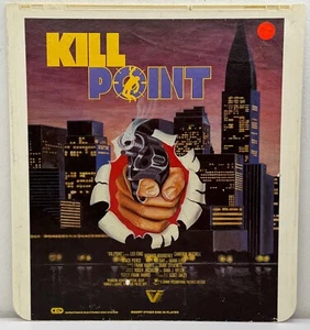 1984 Kill Point CED Videodisc Vestron Action Movie RCA Richard Roundtree READ - Picture 1 of 3