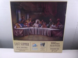 Last Supper - 1000 Piece Jigsaw Puzzle for Adults 20x27 New Sealed Box - Picture 1 of 3