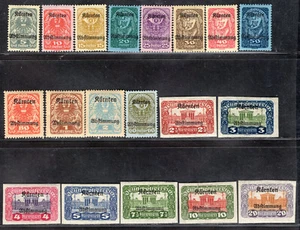 AUSTRIA 1920 STAMP Sc. # B 11/29 MH - Picture 1 of 2