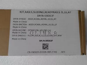 DELL POWEREDGE R630 SERVER RAILS SLIDING READYRAILS II 1U RAIL KIT 9D83F 81WCD - Picture 1 of 1