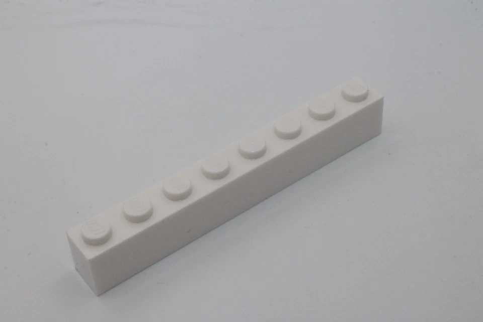 Lego 5x Basic Steine 1x8 brick 3008 weiß white - Bild 1 von 1