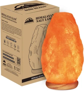 Himalayan Glow Salt Lamp with Dimmer Switch 5-7 Lbs - Picture 1 of 12