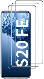 3-Pack Premium Tempered Glass Film Screen Protector for Samsung Galaxy S20 FE 5G - Picture 1 of 10