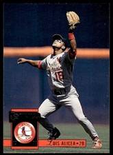 1994 Donruss Baseball Card Luis Alicea St. Louis Cardinals #534