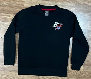 Buffalo Bills NFL Team Apparel Sweatshirt schwarz Jugend Größe 10-12 seltenes Logo - Bild 1 von 4