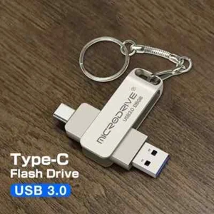 MICRODIRVE's Dual-Use USB3.0 Type-C Flash Drive: 128 GB Storage Capacity - Bild 1 von 7