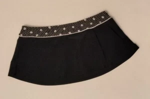 HULA HONEY Womens Swimsuit Bottom Sz Medium Black And White Swim Skirt - Picture 1 of 5