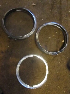 harley davidson touring spotlamp driving light trim ring set - Foto 1 di 2