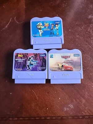 Lot of 8 VTECH V.Smile Game Cartridges Spiderman Scooby Doo Cars Bob the Builder - Image 1 of 2