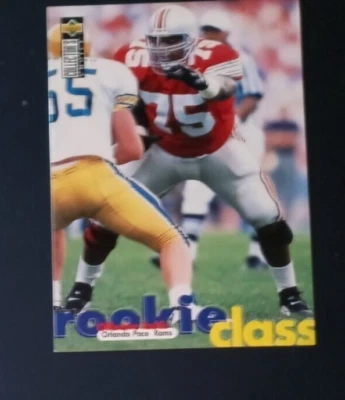1995 Collector's Choice Orlando Pace Rookie Card #ST-8 near mint-mint - Image 1 of 2
