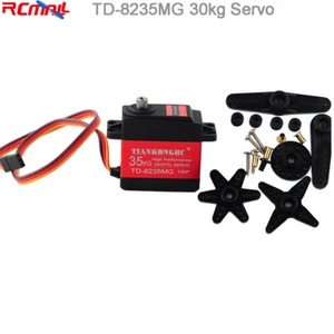 Servomotor de radiocontrol TD-8235MG 35 kg Metal Gear 4,8-8,4V para robot de coche inteligente Arduino - Imagen 1 de 2