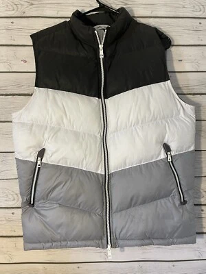 Chaleco acolchado de esquí Peter Millar Apres para hombre M negro gris blanco $298 LEER Foto 1 de 4