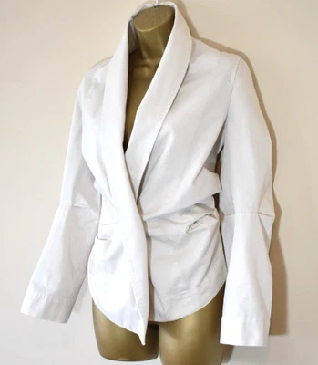 VIVIENNE WESTWOOD винтажный Y2K Blazer Великобритании 10 - 12 кремовый причудливый ассиметричный куртка - Изображение 1 из 4