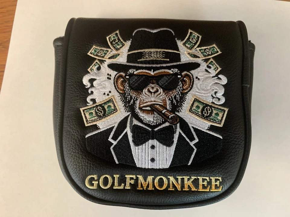 Monkee Golf Putter Cover Made For The LAB Golf DF3 putters W/ Magnetic Close