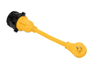 Camco PowerGrip Marine - Dogbone 12" 15AM/30AF-Bloqueo 55635 - Imagen 1 de 10