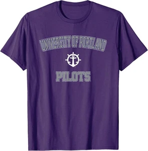 Camiseta clásica del campus de pilotos de la Universidad de Portland - Imagen 1 de 4