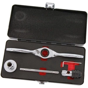 Juego de soporte de troqueles de grifo reparación de rosca de trinquete bidireccional M3-M12 5 piezas CT6686 - Imagen 1 de 2