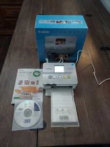 Canon 3501B001,SELPHY CP780 Portable, Photo Printer Silver Free Shipping Tested - Picture 1 of 7