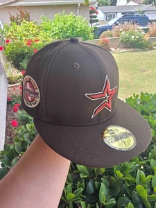 Sombrero Club Houston Astros Ajustado 45 Años Ladrillo Nueva Era 59Fifty UV - 7 - Imagen 1 de 2
