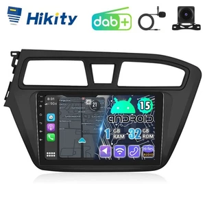 DAB+ 9" CarPlay Android15 Autoradio Für Hyundai i20 GB 15-17 GPS Navi RDS Kamera - Bild 1 von 16