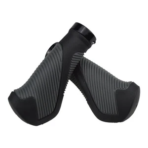 130mm Bicycle Bike Comfortable Gel Dual Compound Rubber Ergonomic Locking Grips - Picture 1 of 8