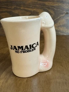 Taza de café de cerámica novedad regalo pene mango - JAMAICA SIN PROBLEMA - Imagen 1 de 8