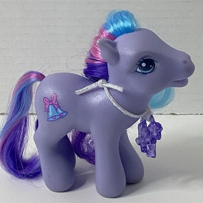 Vintage G3 My Little Pony Tink-a-Tink-a-Too Purple Blue Bells Hasbro 2003 Foto 1 de 4