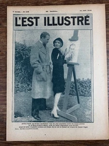 Revue L'EST ILLUSTRE (Juin 1929) Cover ANITA PAGE - Picture 1 of 1