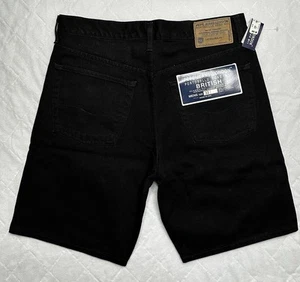 Vintage NWT 90s Y2K Pepe Jeans London Mens Size 33 Black Shorts - Picture 1 of 2